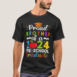 Camiseta Hermano De 2024 Graduación Preescolar