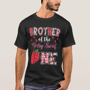 Camiseta Hermano De Berry Sweet One Strawberry Birthday