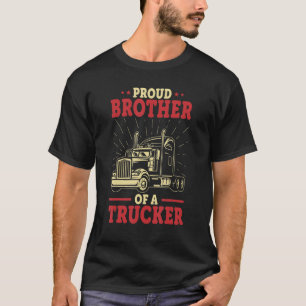 Camiseta Hermano de camionero de camionetas Big Rig