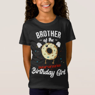Camiseta Hermano De Chica De Cumpleaños En Cuarto Funny Don