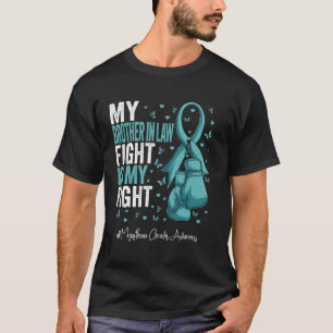 Camiseta Hermano De Cinta verde azulada En Derecho Myasthen