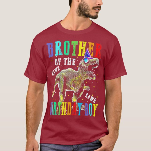 Camiseta Hermano De Dinosaurio (Anverso)
