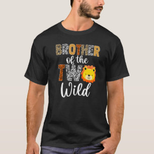 Camiseta Hermano de dos bebé salvaje león niño de segundo c