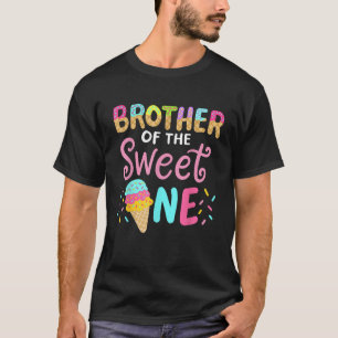 Camiseta Hermano de Dulce un Cumpleaños Hielo Familiar