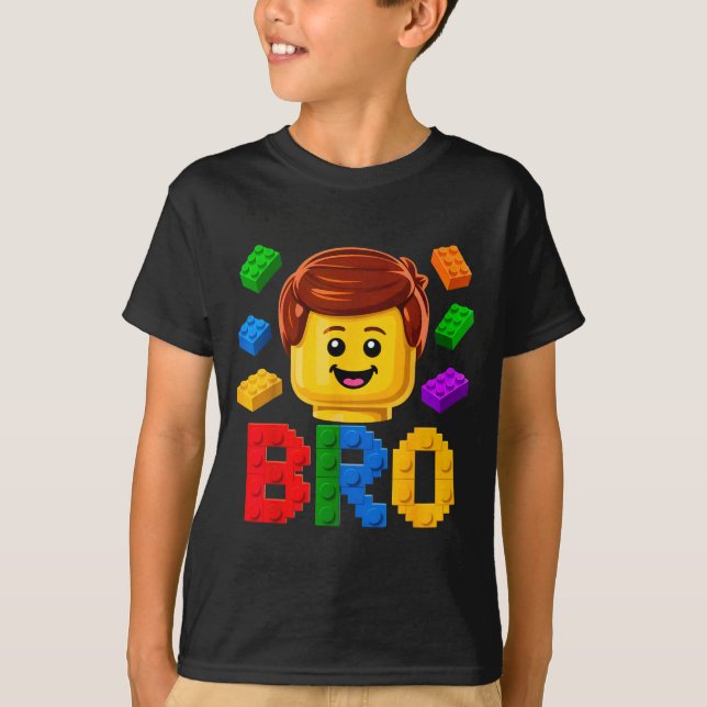 Camiseta hermano de familia maestro constructor edificio la (Anverso)