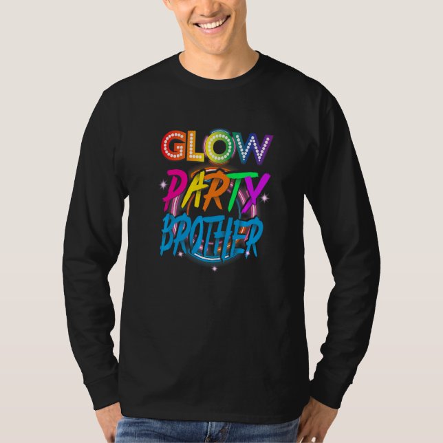 Camiseta Hermano de fiesta de brillo Efecto de salpicadura  (Anverso)