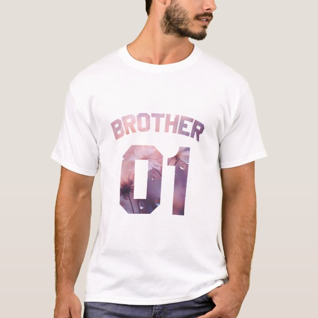 Camiseta Hermano de flores 01 (Anverso)