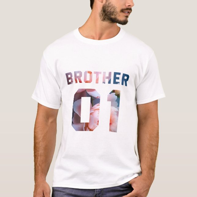 Camiseta Hermano de flores 01 (Anverso)