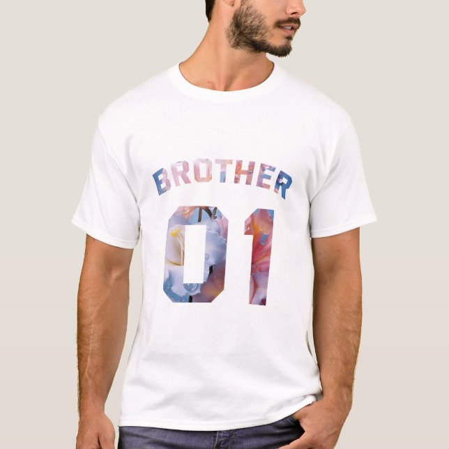 Camiseta Hermano de flores 01 (Anverso)