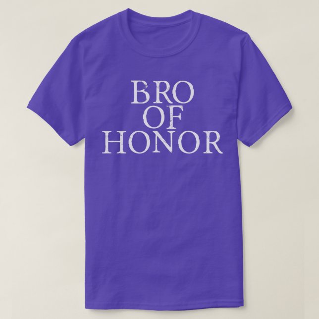 Camiseta Hermano De Honor 4 (Diseño del anverso)