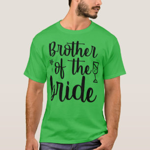 Camiseta Hermano de la Boda Cute de la Novia y del Soltero