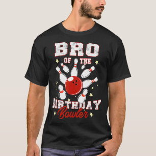 Camiseta Hermano de la Bola Funny Bros Bowler de cumpleaños