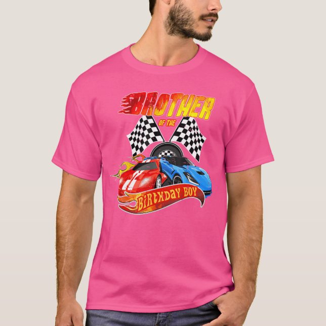 Camiseta Hermano De La Carrera De Cumpleaños (Anverso)
