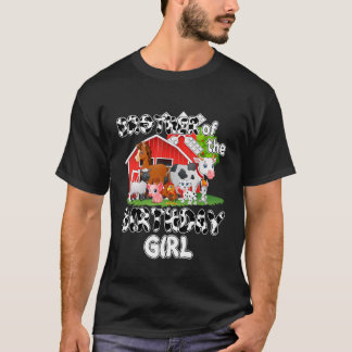 Camiseta Hermano de la chica cumpleañera Granja de vacas An