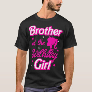 Camiseta Hermano De La Chica De Cumpleaños Doll Fiesta De F