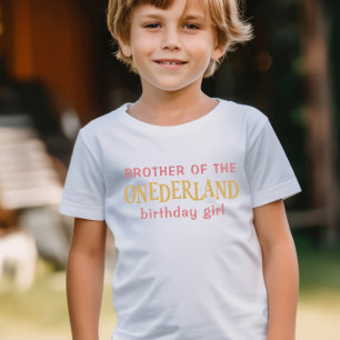 Camiseta Hermano de la cumpleañera Alice in Wonderland