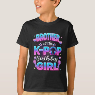 Camiseta Hermano de la cumpleañera de K-Pop Música Coreana 