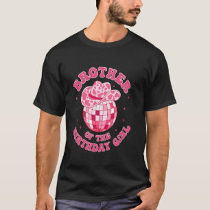 Camiseta Hermano De La Cumpleañera Sombrero De Vaquera Disc