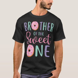 Camiseta Hermano De La Dulce Primera Cumpleaños Combinando