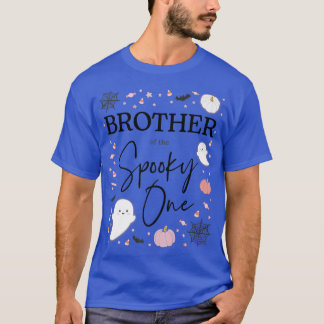 Camiseta Hermano de la espeluznante rosa del primer cumplea