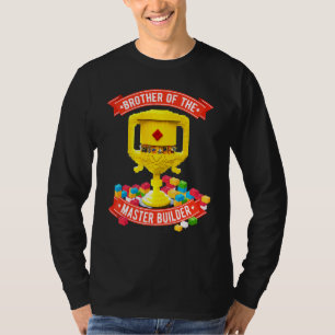 Camiseta Hermano De La Familia De Bloques De Construcción D