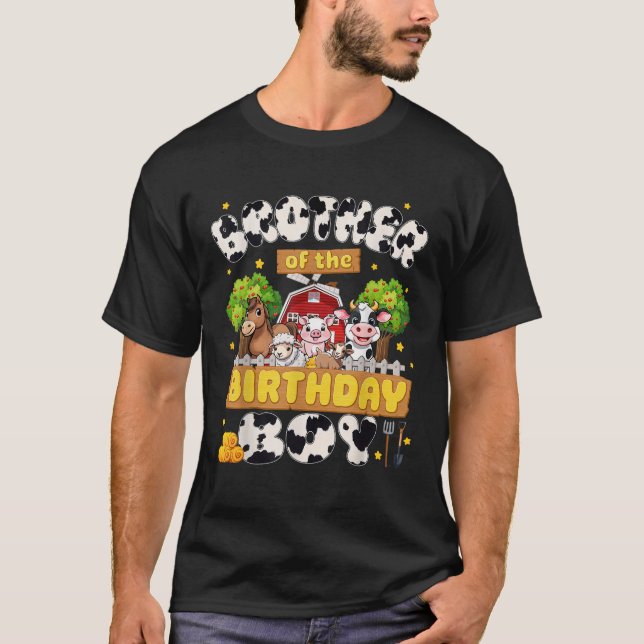 Camiseta Hermano De La Familia De Nacimiento De La Granja (Anverso)
