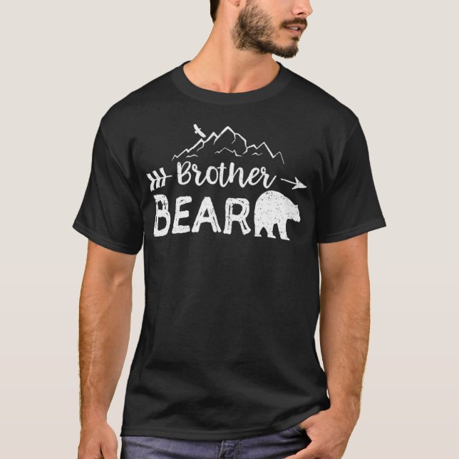 Camiseta Hermano de la familia que coincide Mamá Papa Bear  (Anverso)