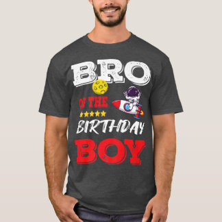 Camiseta Hermano de la fiesta de cumpleaños del niño astron