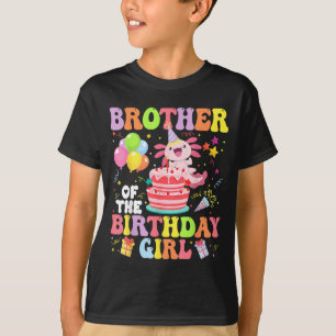 Camiseta Hermano De La Fiesta Familiar De La Chica Cumpleañ