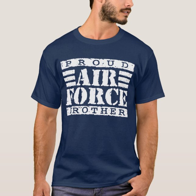 Camiseta Hermano de la Fuerza Aérea Orgullosa (Anverso)