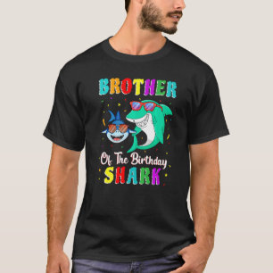 Camiseta Hermano De La Litt De Cumpleaños De La Familia Sha