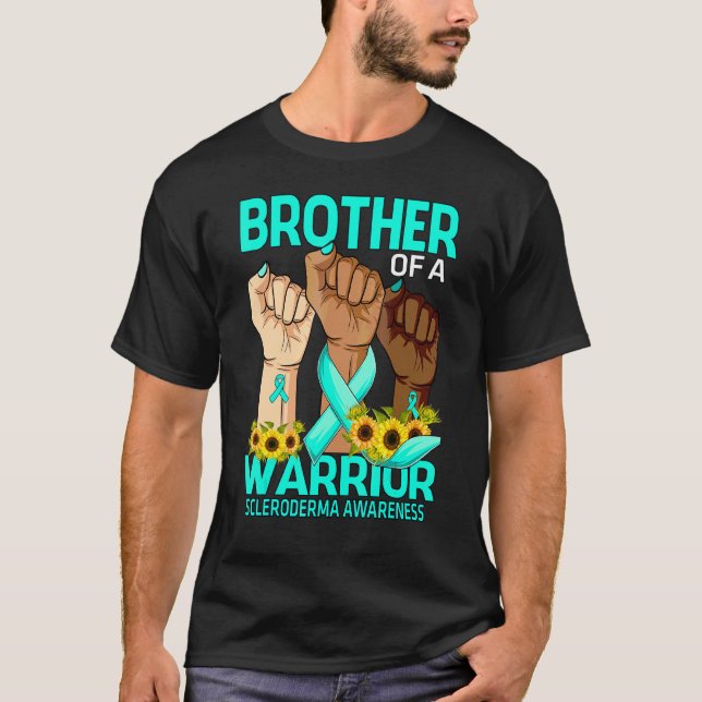 Camiseta Hermano De La Mano De Un Guerrero Escleroderma Con (Anverso)