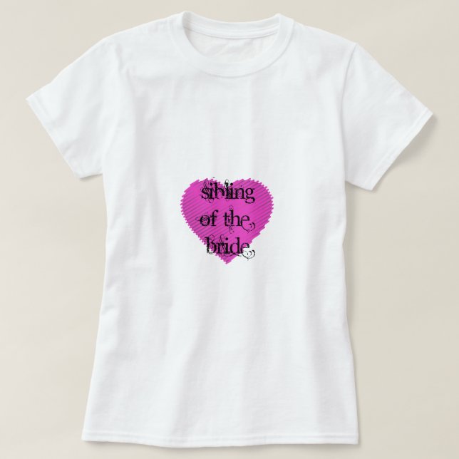 Camiseta Hermano de la novia (Diseño del anverso)