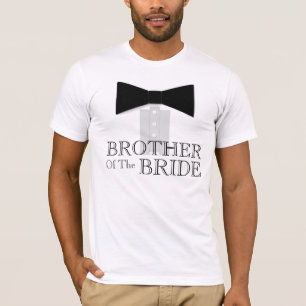 Camiseta Hermano de la novia Bow Tie