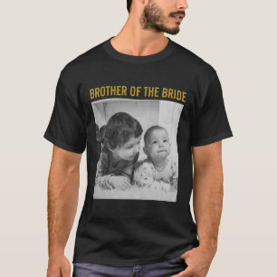 Camiseta Hermano de la Novia Foto Personalizada Vintage