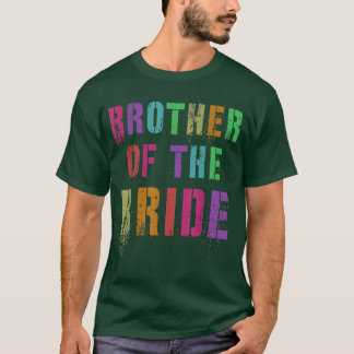 Camiseta HERMANO DE LA NOVIA Grupo de Boda Hermano Familia 