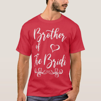Camiseta Hermano de la novia y el novio con traje a juego p