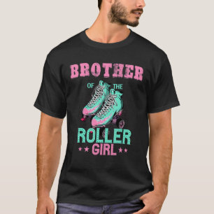 Camiseta Hermano De La Patinaje De Nacimiento De Roller Chi