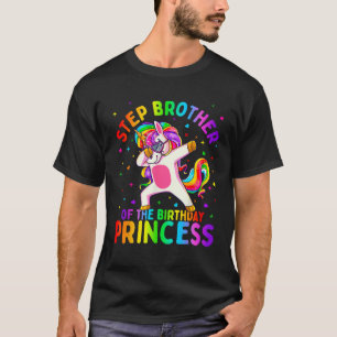 Camiseta Hermano de la Princesa de Cumpleaños Chica Dabbing
