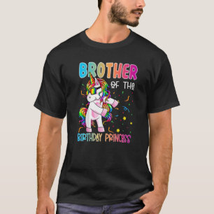 Camiseta Hermano de la princesa de cumpleaños fallando Unic