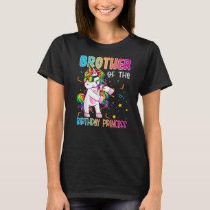 Camiseta Hermano de la princesa de cumpleaños fallando Unic