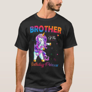 Camiseta Hermano De La Princesa De Cumpleaños Que Florece U