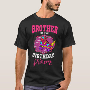Camiseta Hermano De La Princesa De Cumpleaños Roller Skates