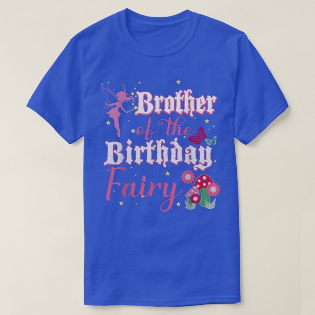 Camiseta Hermano De La Princesa De Los Hados De Cumpleaños  (Diseño del anverso)