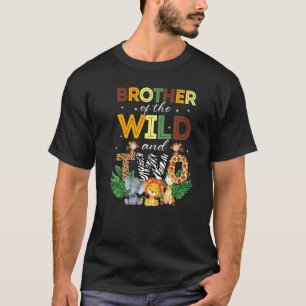 Camiseta Hermano De La Selva Salvaje De Safari De Cumpleaño