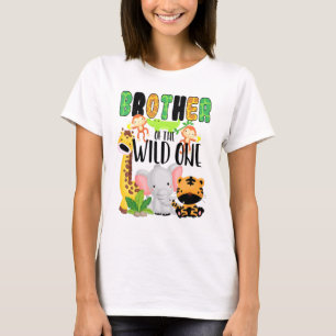 Camiseta Hermano De La Selva Salvaje De Safari De Cumpleaño