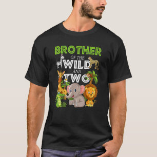 Camiseta Hermano De La Selva Salvaje De Safari De Cumpleaño