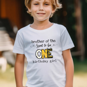 Camiseta Hermano de la Tan dulce de ser uno cumpleaños 