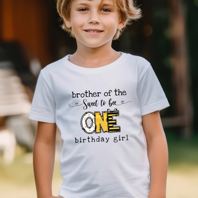 Camiseta Hermano de la Tan dulce de ser uno cumpleaños  (Subido por el creador)
