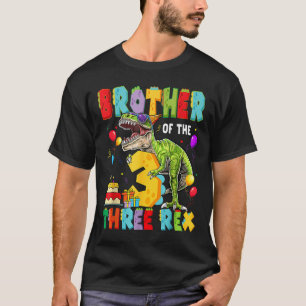 Camiseta Hermano De La Triple Dinosaurio De Noviembre